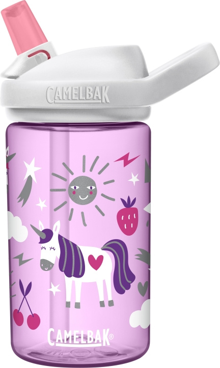 Camelbak Eddy+ Kids 0,4L bottle, Unicorn Party in the group TOYS, KIDS & BABY PRODUCTS / Eat & Drink / Baby bottle & Accessories at TP E-commerce Nordic AB (C71833)