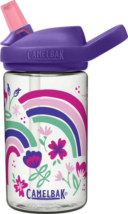 Camelbak Eddy+ Kids 0,4L water bottle, Rainbow Floral in the group TOYS, KIDS & BABY PRODUCTS / Eat & Drink / Baby bottle & Accessories at TP E-commerce Nordic AB (C71835)