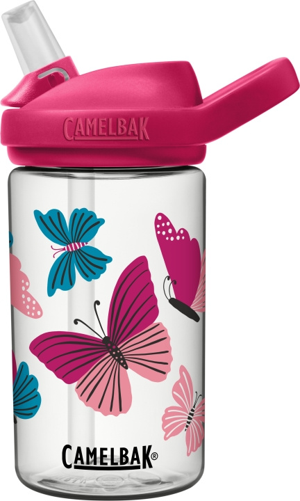 Camelbak Eddy+ Kids 0,4L bottle, Butterflies in the group TOYS, KIDS & BABY PRODUCTS / Eat & Drink / Baby bottle & Accessories at TP E-commerce Nordic AB (C71836)