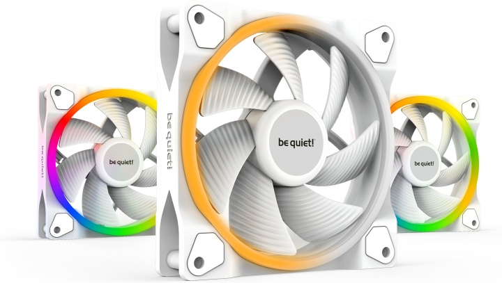 Be Quiet! Light Wings PWM fan pack, 120 mm, 3-pack, white in the group COMPUTERS & PERIPHERALS / Computer components / Cooling / Chassis fans at TP E-commerce Nordic AB (C71837)