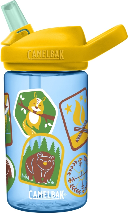 Camelbak Eddy+ Kids 0,4L water bottle, Explorer Patches in the group TOYS, KIDS & BABY PRODUCTS / Eat & Drink / Baby bottle & Accessories at TP E-commerce Nordic AB (C71851)