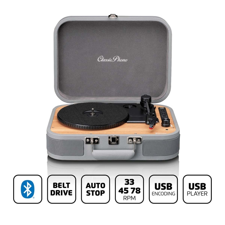 Lenco Turntable with Bluetooth® and USB Player / Recorder in the group HOME ELECTRONICS / Audio & Picture / Home cinema, Hifi & Portable / Compact stereo & Record players at TP E-commerce Nordic AB (C71870)