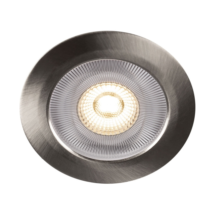 Llitt Alice 12V Infälld downlight 2700K IP44 340lm Borstad stål 1-pack in the group HOME ELECTRONICS / Lighting / Ceiling lights at TP E-commerce Nordic AB (C71890)