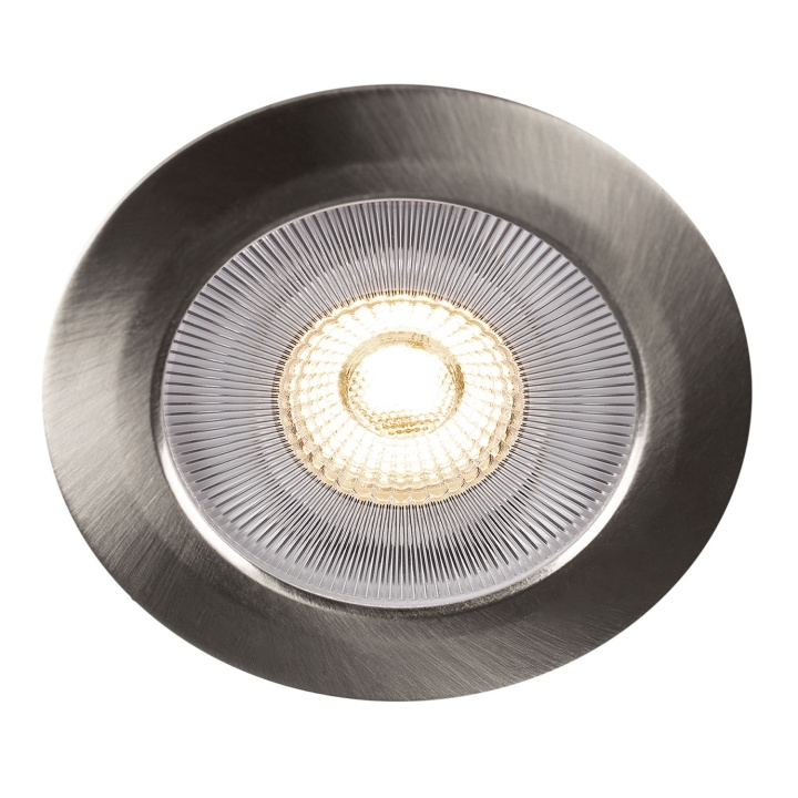 Llitt Alice 12V Infälld downlight 3000K IP44 340lm Borstad stål 1-pack in the group HOME ELECTRONICS / Lighting / Ceiling lights at TP E-commerce Nordic AB (C71896)