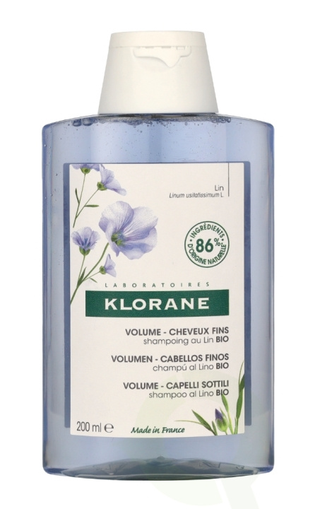 Klorane Volume Shampoo With Organic Flax 200 ml Fine Hair in the group BEAUTY & HEALTH / Hair & Styling / Hair care / Schampoo at TP E-commerce Nordic AB (C71914)