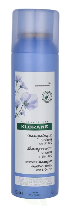 Klorane Linseed Dry Shampoo With Organic Flax 150 ml For Fine Limp Hair in the group BEAUTY & HEALTH / Hair & Styling / Hair care / Dry schampoo at TP E-commerce Nordic AB (C71915)