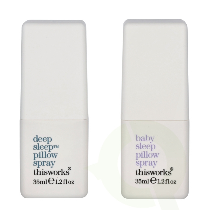 This Works Deep Sleep Parent & Baby Pillow Spray Duo Set 70 ml 2x35ml in the group BEAUTY & HEALTH / Fragrance & Perfume / Other fragrances / Fragrance diffuser at TP E-commerce Nordic AB (C71935)