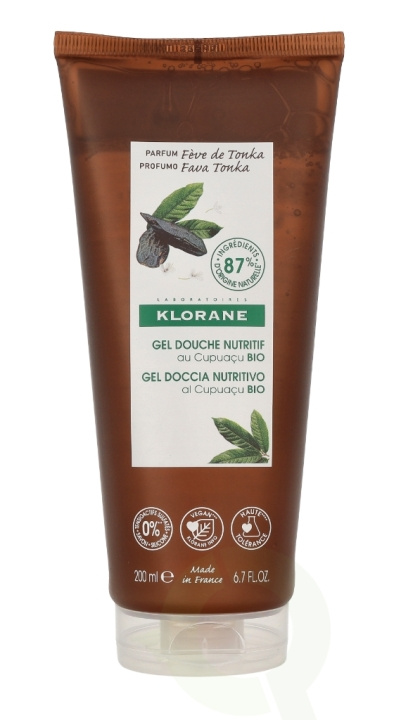 Klorane Shower Gel - Tonka Bean 200 ml in the group BEAUTY & HEALTH / Skin care / Body health / Bath & Shower gels at TP E-commerce Nordic AB (C71960)