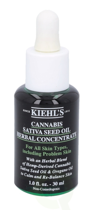 Kiehl\'s Cannabis Sativa Seed Oil Herbal Concentrate 30 ml in the group BEAUTY & HEALTH / Skin care / Body health / Body oil at TP E-commerce Nordic AB (C71984)