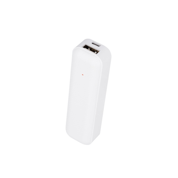 Setty Powerbank 2600 mAh Mini, White in the group SMARTPHONE & TABLETS / Chargers & Cables / Powerbanks at TP E-commerce Nordic AB (C72021)