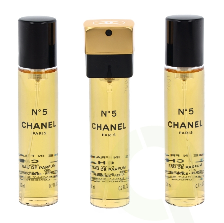 Chanel No 5 Giftset 60 ml 3x20ml - Edp Spray Refill in the group BEAUTY & HEALTH / Gift sets / Gift sets for her at TP E-commerce Nordic AB (C72146)