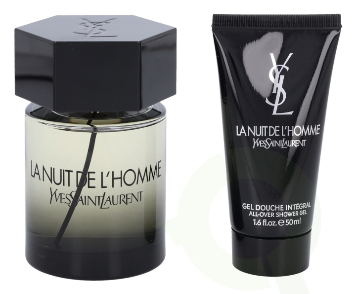 Yves Saint Laurent YSL La Nuit De L\'Homme Giftset 150 ml Edt Spray 100ml/Shower Gel 50ml in the group BEAUTY & HEALTH / Gift sets / Gift sets for him at TP E-commerce Nordic AB (C72595)