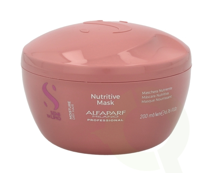 Alfaparf Semi Di Lino Nutritive Mask 200 ml Moisture Dry Hair in the group BEAUTY & HEALTH / Hair & Styling / Hair care / Hair Mask at TP E-commerce Nordic AB (C73026)