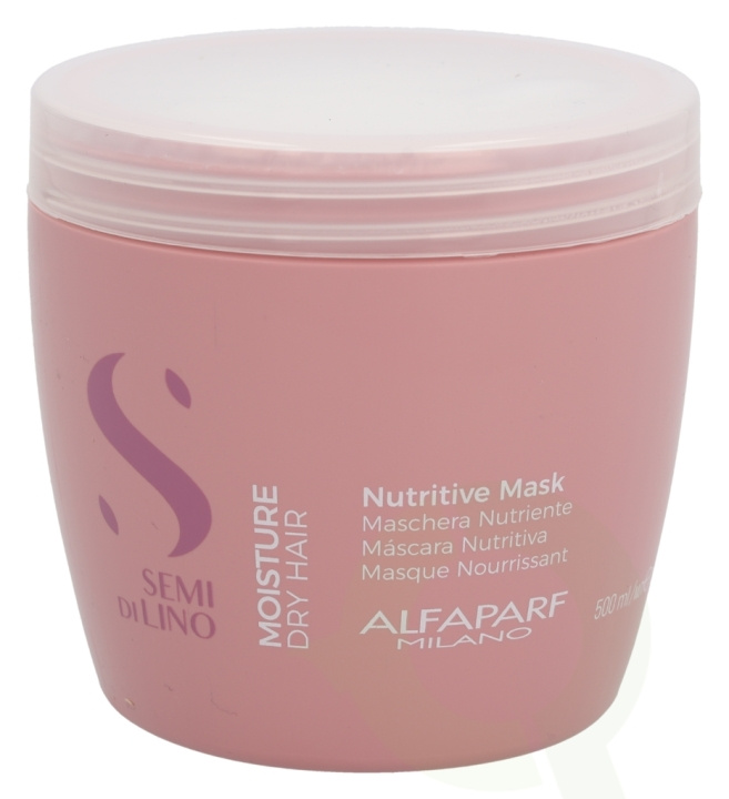 Alfaparf Semi Di Lino Nutritive Mask 500 ml Moisture Dry Hair in the group BEAUTY & HEALTH / Hair & Styling / Hair care / Hair Mask at TP E-commerce Nordic AB (C73027)