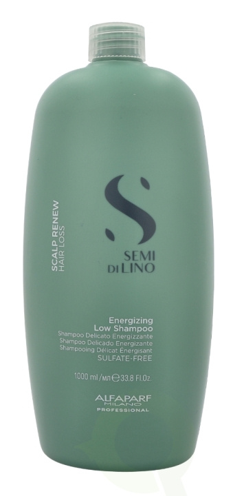 Alfaparf Semi Di Lino Scalp Renew Energizing Shampoo 1000 ml Scalp Renew, Hair Losse in the group BEAUTY & HEALTH / Hair & Styling / Hair care / Schampoo at TP E-commerce Nordic AB (C73040)