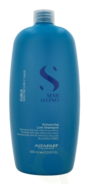 Alfaparf Semi Di Lino Curls Enhancing Low Shampoo 1000 ml in the group BEAUTY & HEALTH / Hair & Styling / Hair care / Schampoo at TP E-commerce Nordic AB (C73055)