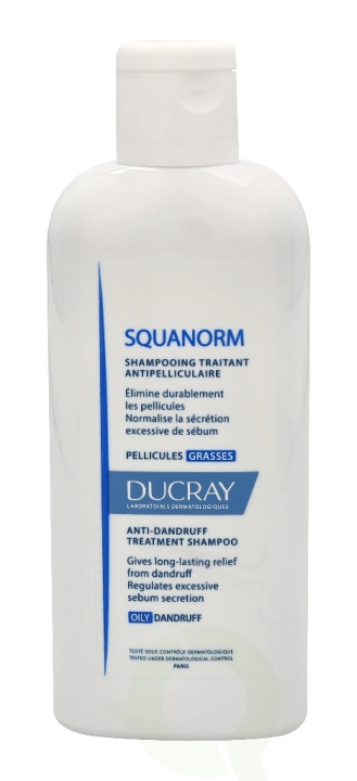 Ducray Squanorm Anti-Dandruff Treatment Shampoo 200 ml Dry in the group BEAUTY & HEALTH / Hair & Styling / Hair care / Schampoo at TP E-commerce Nordic AB (C73336)