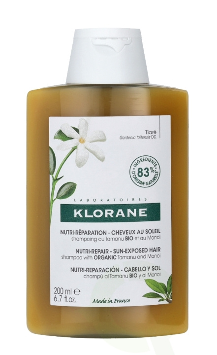 Klorane Polysianes Nutritional Shampoo 200 ml in the group BEAUTY & HEALTH / Hair & Styling / Hair care / Schampoo at TP E-commerce Nordic AB (C73478)