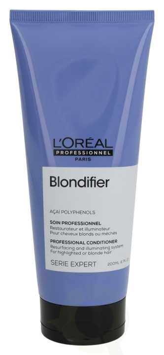 L\'Oreal Serie Expert Blondifier Condtioner 200 ml Resurfacing And Illuminating System/For Highlighted Or Blonde Hair in the group BEAUTY & HEALTH / Hair & Styling / Hair care / Hair Dye / Silver Conditioner at TP E-commerce Nordic AB (C73546)