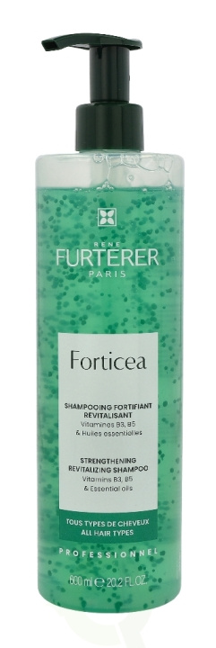 Rene Furterer Forticea Strenghtening Revitalizing Shampoo 600 ml All Hair Types in the group BEAUTY & HEALTH / Hair & Styling / Hair care / Schampoo at TP E-commerce Nordic AB (C73740)