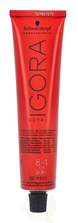 Schwarzkopf Igora Royal Permanent Color Creme 60 ml 45505 in the group BEAUTY & HEALTH / Hair & Styling / Hair care / Hair Dye / Hair Dye & Color bombs at TP E-commerce Nordic AB (C73812)