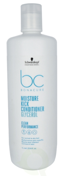 Schwarzkopf Bonacure Hyaluronic Moisture Kick Conditioner 1000 ml For Normal To Dry Hair in the group BEAUTY & HEALTH / Hair & Styling / Hair care / Conditioner at TP E-commerce Nordic AB (C73817)