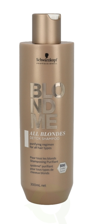 Schwarzkopf Blond Me All Blondes Detox Shampoo 300 ml For All Hair Types in the group BEAUTY & HEALTH / Hair & Styling / Hair care / Schampoo at TP E-commerce Nordic AB (C73838)