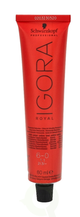 Schwarzkopf Igora Royal Permanent Color Creme 60 ml 6-0 in the group BEAUTY & HEALTH / Hair & Styling / Hair care / Hair Dye / Hair Dye & Color bombs at TP E-commerce Nordic AB (C73861)