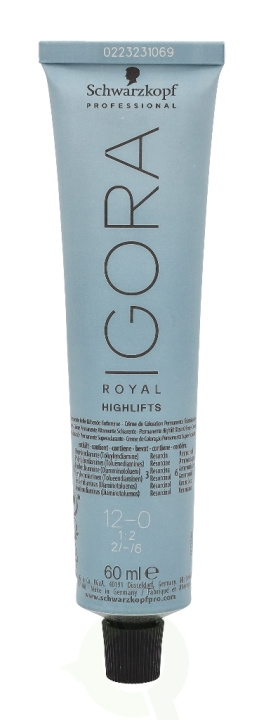 Schwarzkopf Igora Royal Permanent Color Creme 60 ml 12-0 in the group BEAUTY & HEALTH / Hair & Styling / Hair care / Hair Dye / Hair Dye & Color bombs at TP E-commerce Nordic AB (C73862)