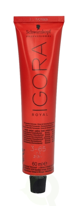 Schwarzkopf Igora Royal Permanent Color Creme 60 ml 3-65 in the group BEAUTY & HEALTH / Hair & Styling / Hair care / Hair Dye / Hair Dye & Color bombs at TP E-commerce Nordic AB (C73870)