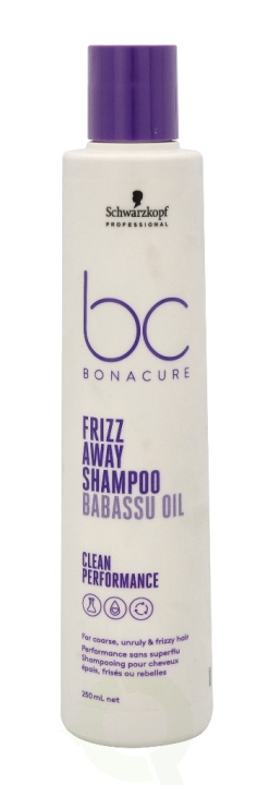 Schwarzkopf Bonacure Frizz Away Shampoo 250 ml For Coarse, Unruly & Frizzy Hair in the group BEAUTY & HEALTH / Hair & Styling / Hair care / Schampoo at TP E-commerce Nordic AB (C73903)