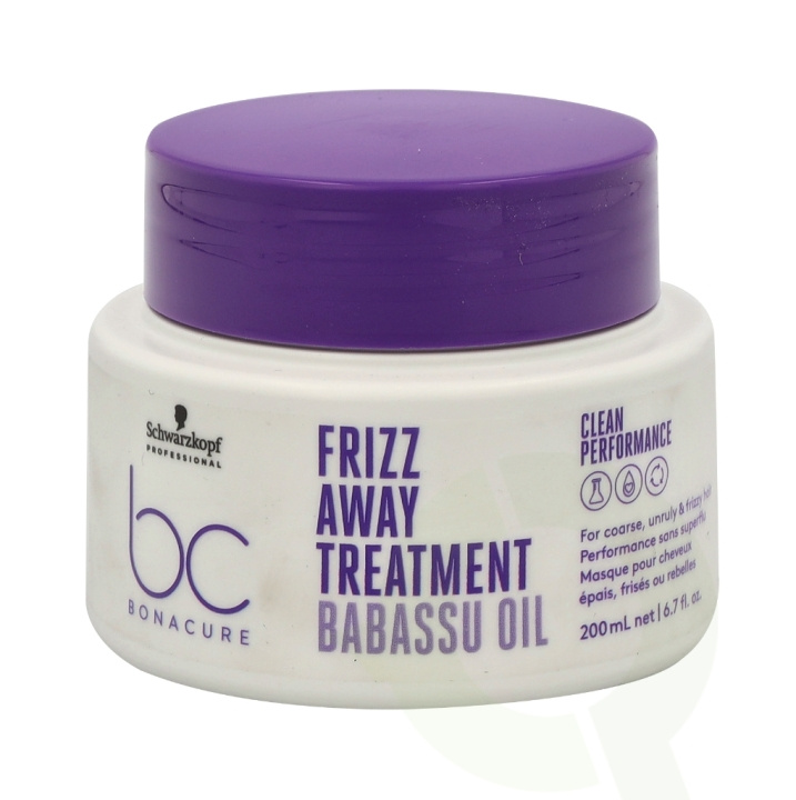 Schwarzkopf Bonacure Frizz Away Treatment 200 ml For Coarse,Unruly & Frizzy Hair in the group BEAUTY & HEALTH / Hair & Styling / Hair care / Schampoo at TP E-commerce Nordic AB (C73905)