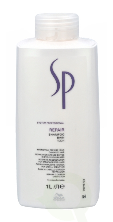 Wella SP - Repair Shampoo 1000 ml For Damaged Hair in the group BEAUTY & HEALTH / Hair & Styling / Hair care / Schampoo at TP E-commerce Nordic AB (C73937)