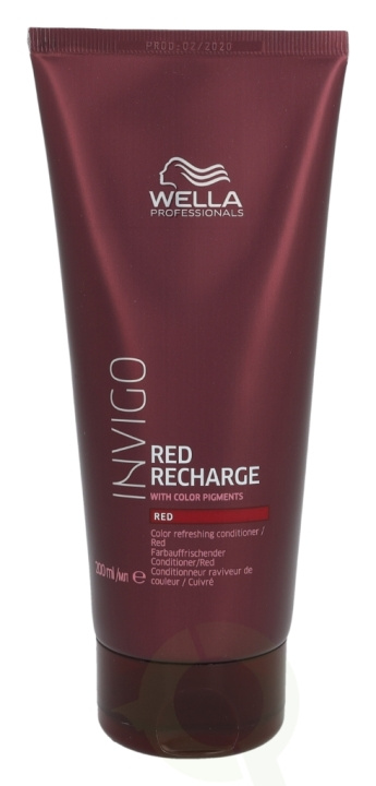 Wella Invigo - Red Recharge Color Refr. Cond. 200 ml in the group BEAUTY & HEALTH / Hair & Styling / Hair care / Conditioner at TP E-commerce Nordic AB (C74044)