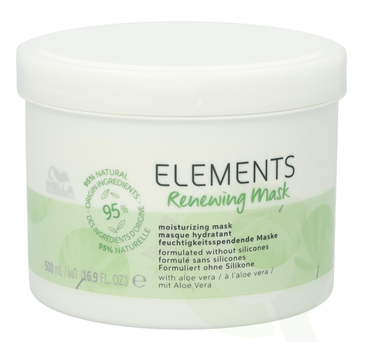 Wella Elements - Renewing Mask 500 ml Without Silicones in the group BEAUTY & HEALTH / Hair & Styling / Hair care / Hair Mask at TP E-commerce Nordic AB (C74047)