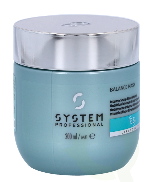 Wella System P. - Lipid Code - Balance Mask B3 200 ml in the group BEAUTY & HEALTH / Hair & Styling / Hair care / Hair Mask at TP E-commerce Nordic AB (C74051)