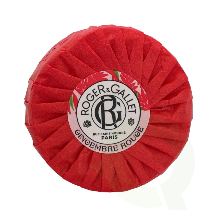 Roger & Gallet Gingembre Rouge Soap Bar 100 g in the group BEAUTY & HEALTH / Skin care / Body health / Scented soaps at TP E-commerce Nordic AB (C74518)