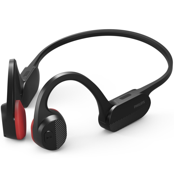 Philips TAA5608BK Trådlösa open-ear-sporthörlurar, bone conduction, IPX5-klass. Svarta in the group HOME ELECTRONICS / Audio & Picture / Headphones & Accessories / Headphones at TP E-commerce Nordic AB (C74665)