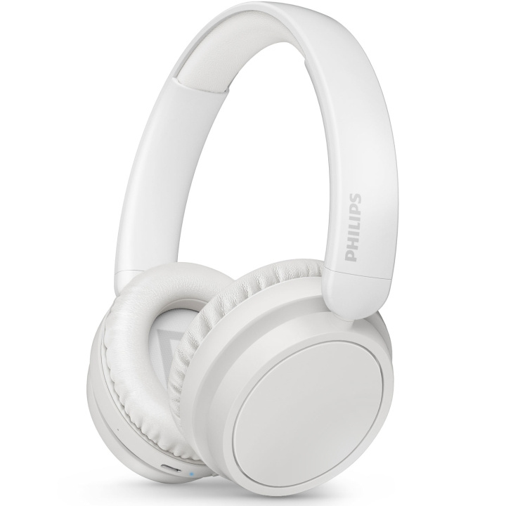 Philips TAH5209WT Trådlösa over-ear-hörlurar, Överlägsen komfort, bra ljud och upp till 65h speltid. Vita in the group HOME ELECTRONICS / Audio & Picture / Headphones & Accessories / Headphones at TP E-commerce Nordic AB (C74673)