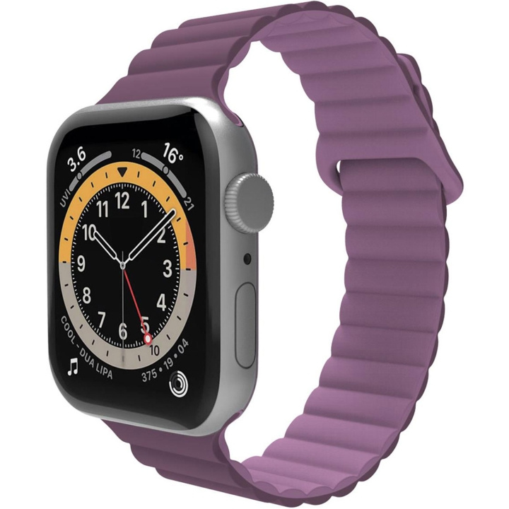 Celly Armband till Apple Watch 42/44/45mm Magnetiskt Lila in the group SMARTPHONE & TABLETS / Excercise, home & leisure / Apple Watch & Accessories / Accessories at TP E-commerce Nordic AB (C74705)