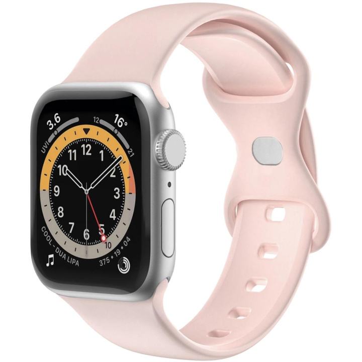 Celly Armband till Apple Watch 42/44/45mm Silikon Rosa in the group SMARTPHONE & TABLETS / Excercise, home & leisure / Apple Watch & Accessories / Accessories at TP E-commerce Nordic AB (C74710)