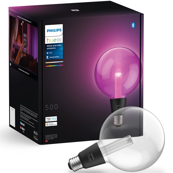 Philips Hue Lightguide Globe Large 125mm E27 White and Color Ambiance in the group HOME ELECTRONICS / Lighting / LED lamps at TP E-commerce Nordic AB (C74725)