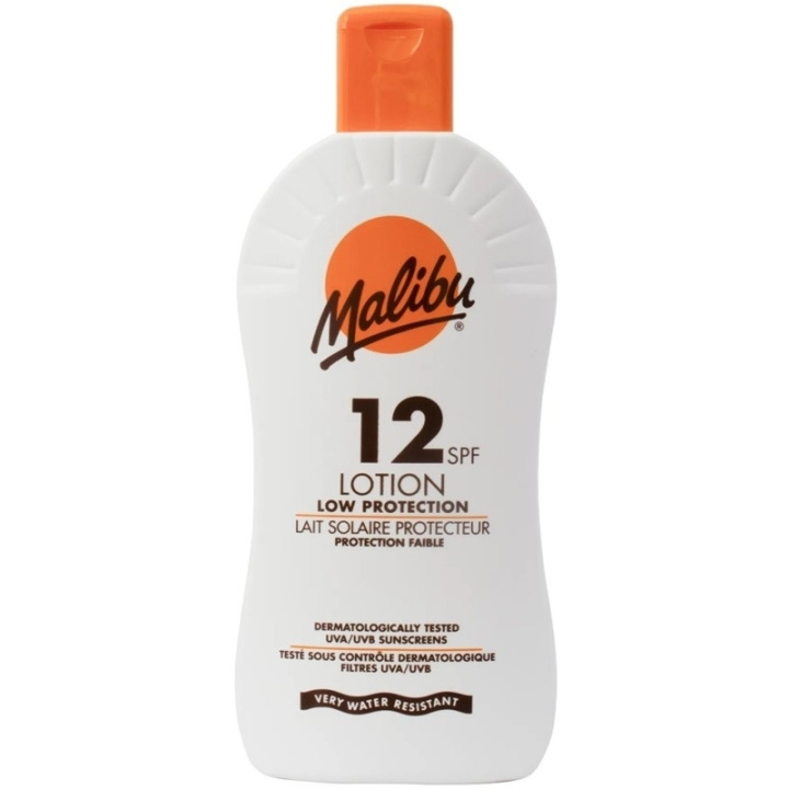 Malibu Sun Lotion SPF12 400ml in the group BEAUTY & HEALTH / Skin care / Tanning / Sunscreen at TP E-commerce Nordic AB (C74742)