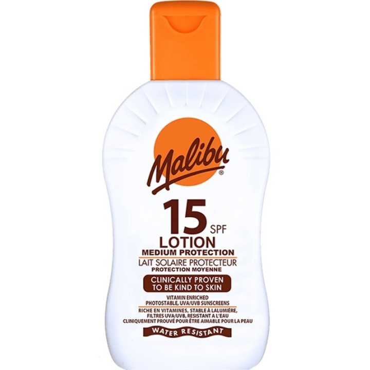 Malibu Sun Lotion SPF15 100ml in the group BEAUTY & HEALTH / Skin care / Tanning / Sunscreen at TP E-commerce Nordic AB (C74749)