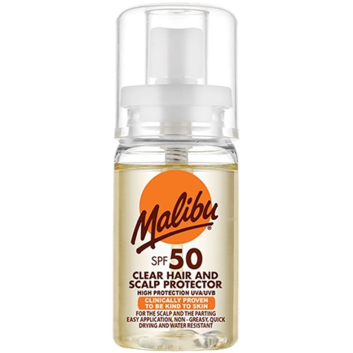 Malibu Clear Hair and Scalp Protector SPF50 100ml in the group BEAUTY & HEALTH / Skin care / Tanning / Sunscreen at TP E-commerce Nordic AB (C74757)