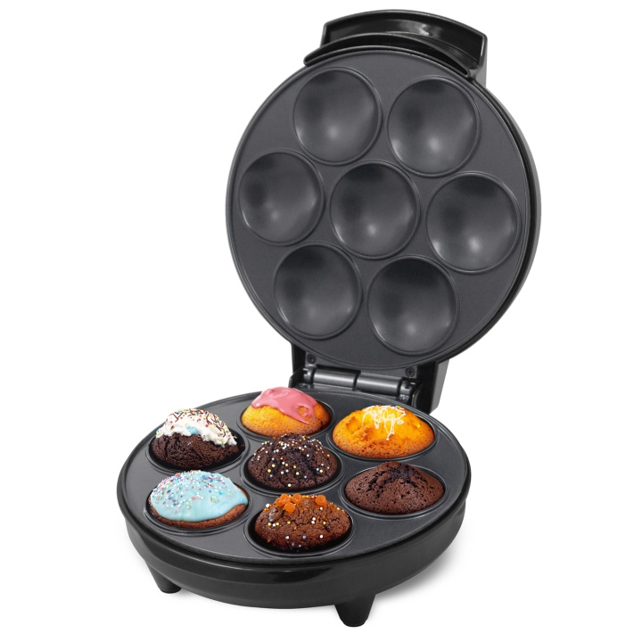 Champion Muffin Maker 7 Muffins Ceramic 700W MM400 Svart in the group HOME, HOUSEHOLD & GARDEN / Household appliances / Other appliances at TP E-commerce Nordic AB (C74900)