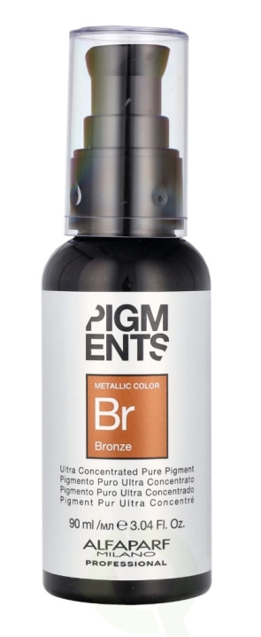 Alfaparf Pigments Ultra Concentrated Pure Pigment 90 ml Bronze in the group BEAUTY & HEALTH / Hair & Styling / Hair care / Hair Dye / Hair Dye & Color bombs at TP E-commerce Nordic AB (C74931)