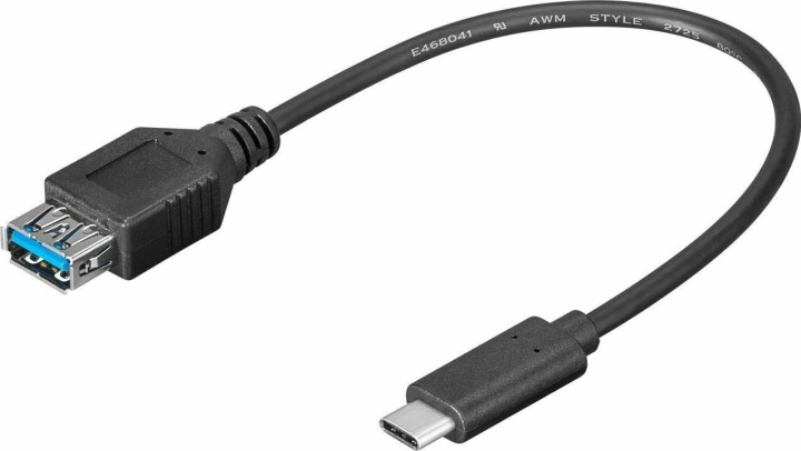 Goobay USB-C to USB-A 3.0 adapter in the group COMPUTERS & PERIPHERALS / Computer cables / USB / USB-C at TP E-commerce Nordic AB (C75116)