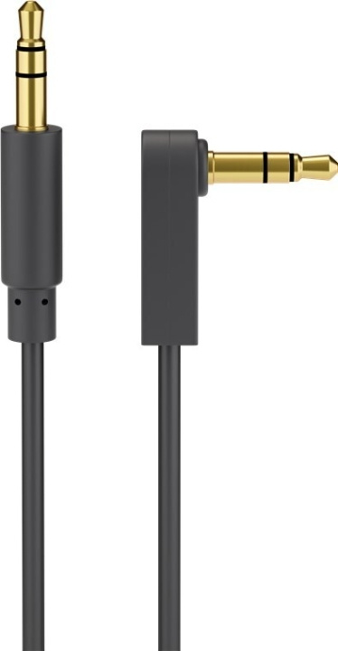 Goobay 3.5 mm male - 90° 3.5 mm male audio cable, 50 cm in the group HOME ELECTRONICS / Cables & Adapters / Audio analog / 3.5 mm at TP E-commerce Nordic AB (C75121)