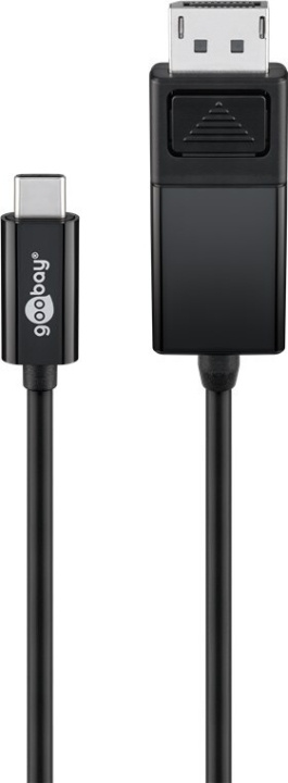 Goobay USB-C to DisplayPort cable, 1.2 m in the group COMPUTERS & PERIPHERALS / Computer cables / USB / USB-C at TP E-commerce Nordic AB (C75130)